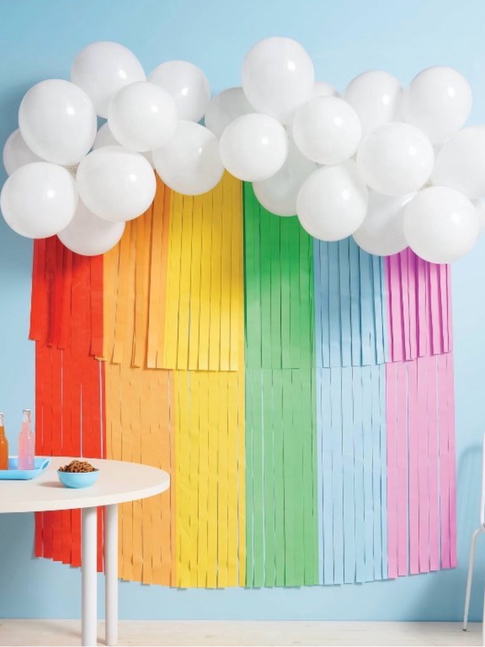 5for$10 SPRITZ Rainbow Balloon Garland Backdrop Kit - Multicolor